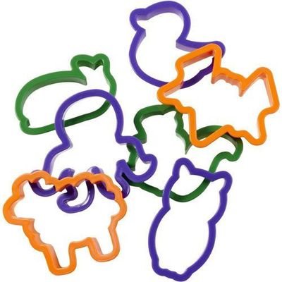 SALE!!! Wilton Tub of 50 Cookie Cutters -ANIMAL PALS - Σετ 50τεμ Πλαστικά Κουπ πατ Ζωάκια