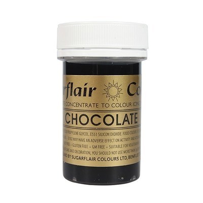 Sugarflair Paste Colours -CHOCOLATE -Χρώμα σε Πάστα -Σοκολάτα 25γρ