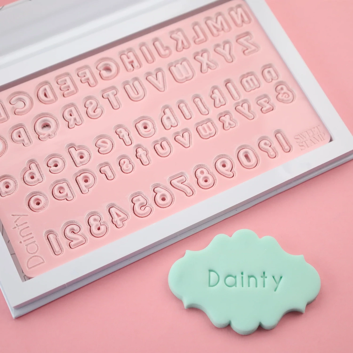 SALE!!! Sweet Stamp -Fonts -MINI 'DAINTY - Σφραγίδες Γράμματα, αριθμοί και Σύμβολα