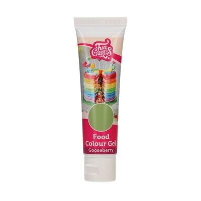 FunCakes FunColours GEL -GOOSEBERRY -Χρώμα Τζελ Πράσινο Χακί-30γρ