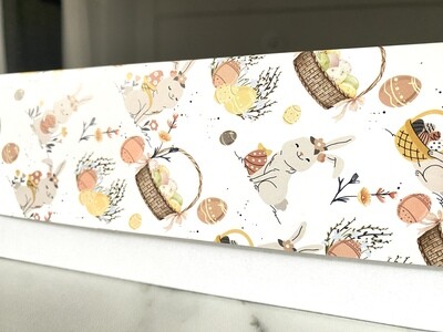 Box for Sweets EASTER DESIGN 20x20x8εκ - Κουτί για Γλυκά τετράγωνο με Πασχαλινό σχέδιο