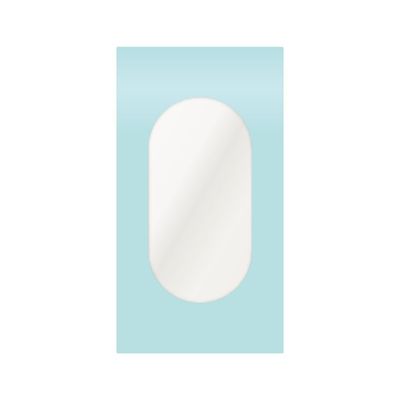 Cakesicle Box 10τμχ  PASTEL BLUE - Κουτιά με παράθυρο για Μίνι Κέικσικλς - Γαλάζιο