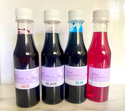 CBS Bottled Edible Ink -YELLOW -Βρώσιμο Μελάνι σε μπουκάλι 200ml - Κίτρινο