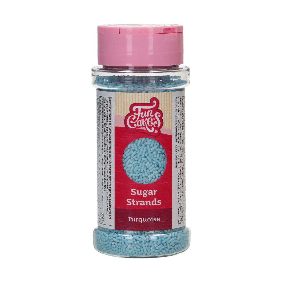 FunCakes Sugar Strands -TURQUOISE  80γρ - Τρούφα