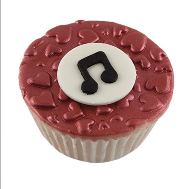 PME Impression Mat -MINI HEARTS - Πατάκι Αποτύπωσης Σχεδίου Μικρές Καρδιές