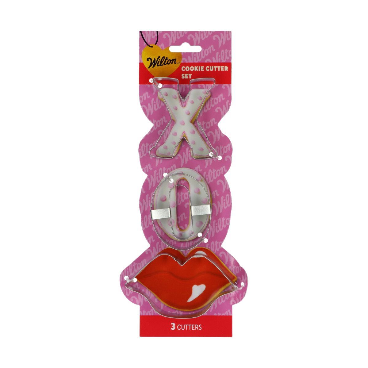 SALE!!! Wilton VALENTINE COOKIES Σετ με 3 Κουπ-πάτ Αγίου Βαλεντίνου