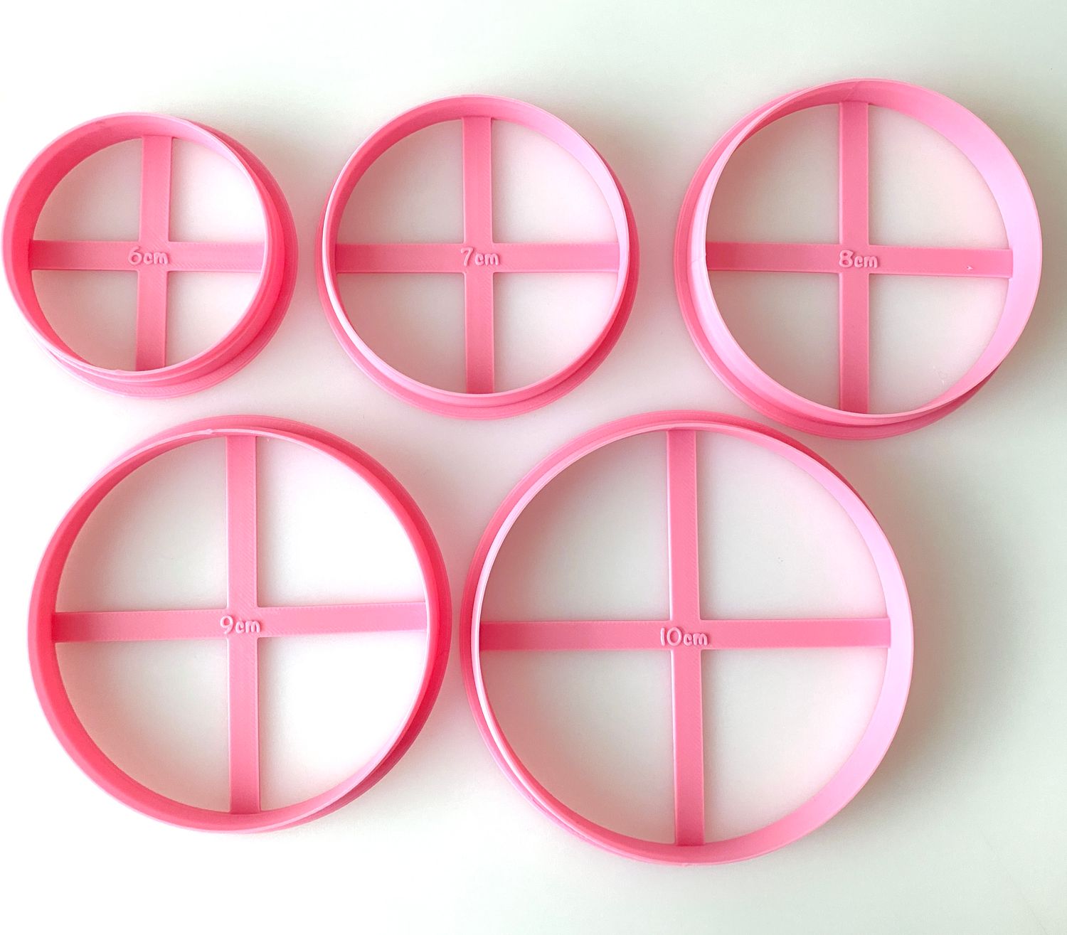 CBS Geo-Cutters -ROUND/CIRCLES - Σετ 5  Στρογγυλά/Κύκλοι 6-10εκ