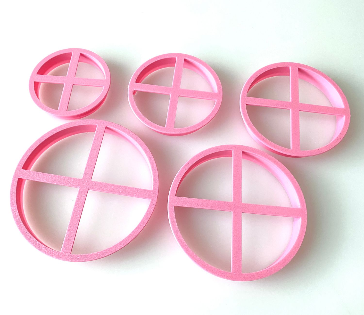 CBS Geo-Cutters -ROUND/CIRCLES - Σετ 5  Στρογγυλά/Κύκλοι 6-10εκ