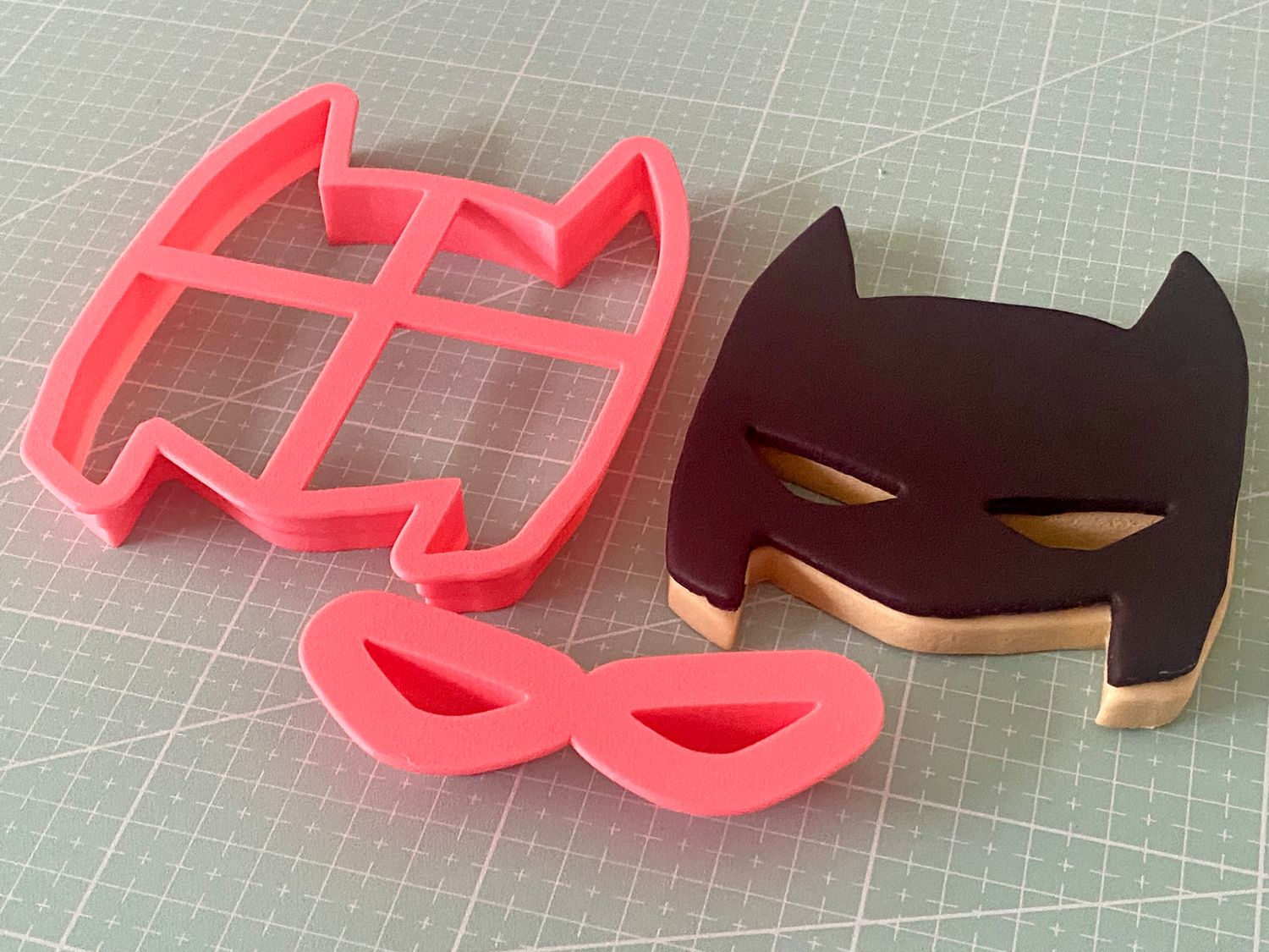 CBS Σετ 2 τμχ κουπάτ BATMAN MASK 8εκ, 9εκ ή 10εκ.- Μάσκα Μπάτμαν