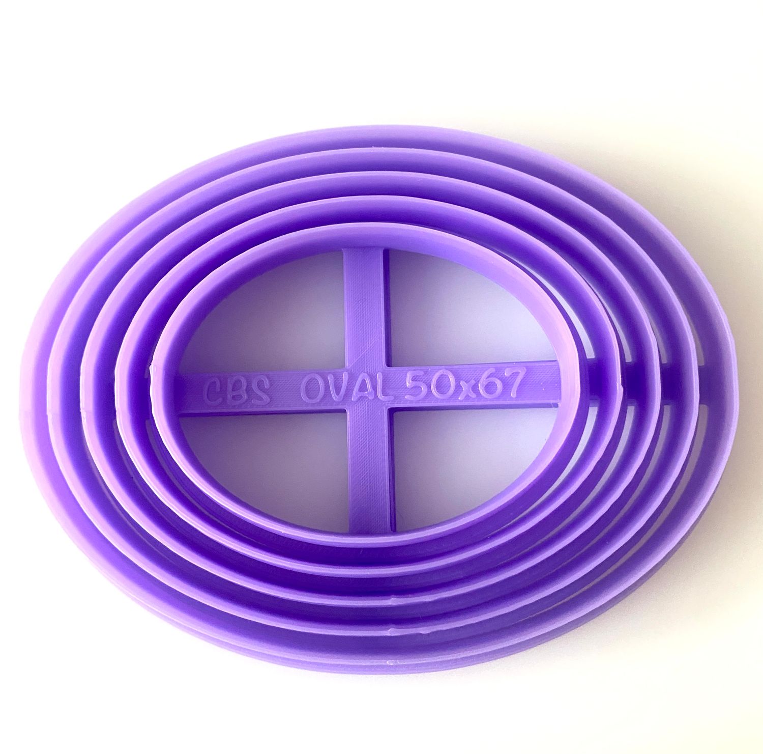 CBS Geo-Cutters -OVAL - Σετ 5  Οβάλ 5-12εκ