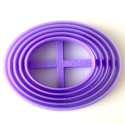 CBS Geo-Cutters -OVAL - Σετ 5  Οβάλ 5-12εκ
