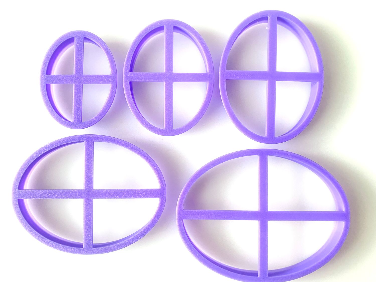 CBS Geo-Cutters -OVAL - Σετ 5  Οβάλ 5-12εκ
