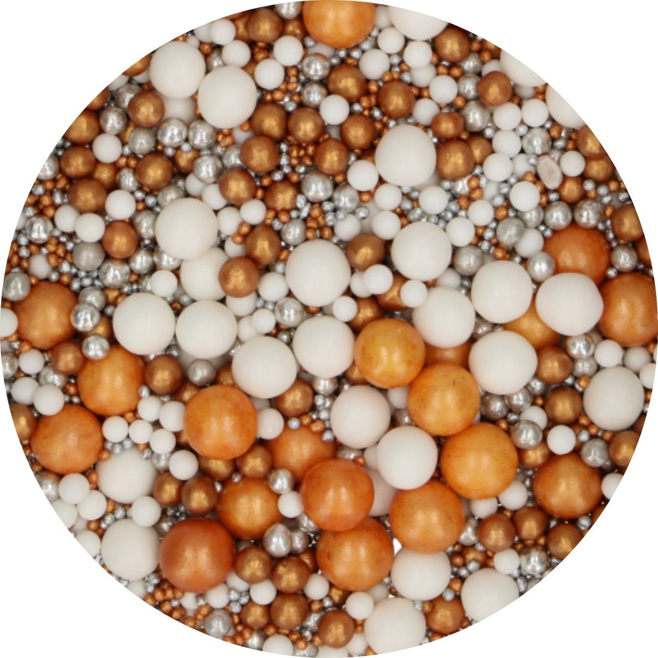 FunCakes Soft Pearls Mix GLAMOUR VIBES 80g-Μαλακές Πέρλες mix
