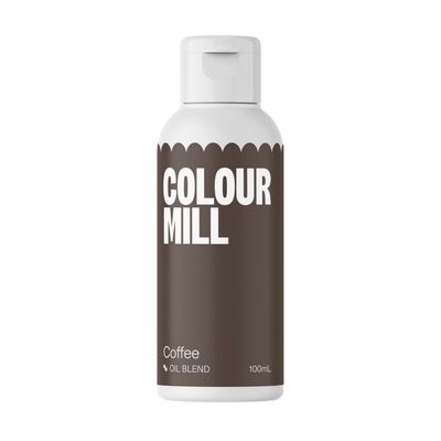 Colour Mill Oil Based Gel Colour - COFFEE 100ml - Χρώμα Σοκολάτας σε Τζελ Σκούρο Καφέ