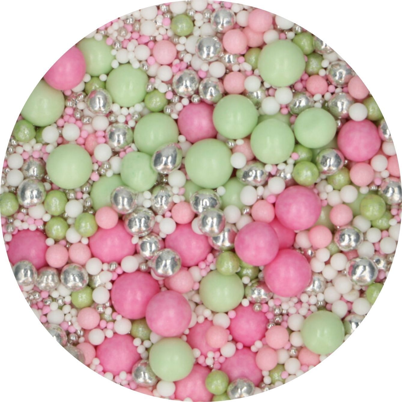 FunCakes Soft Pearls Mix ROSE GARDEN 80g-Μαλακές Πέρλες mix