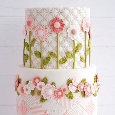 Katy Sue Silicone Mould -FABRIC FLOWERS AND FANCY LEAVES