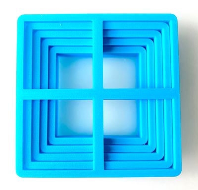 CBS Geo-Cutters -SQUARES -Σετ 5  Τετράγωνα 6-10cm