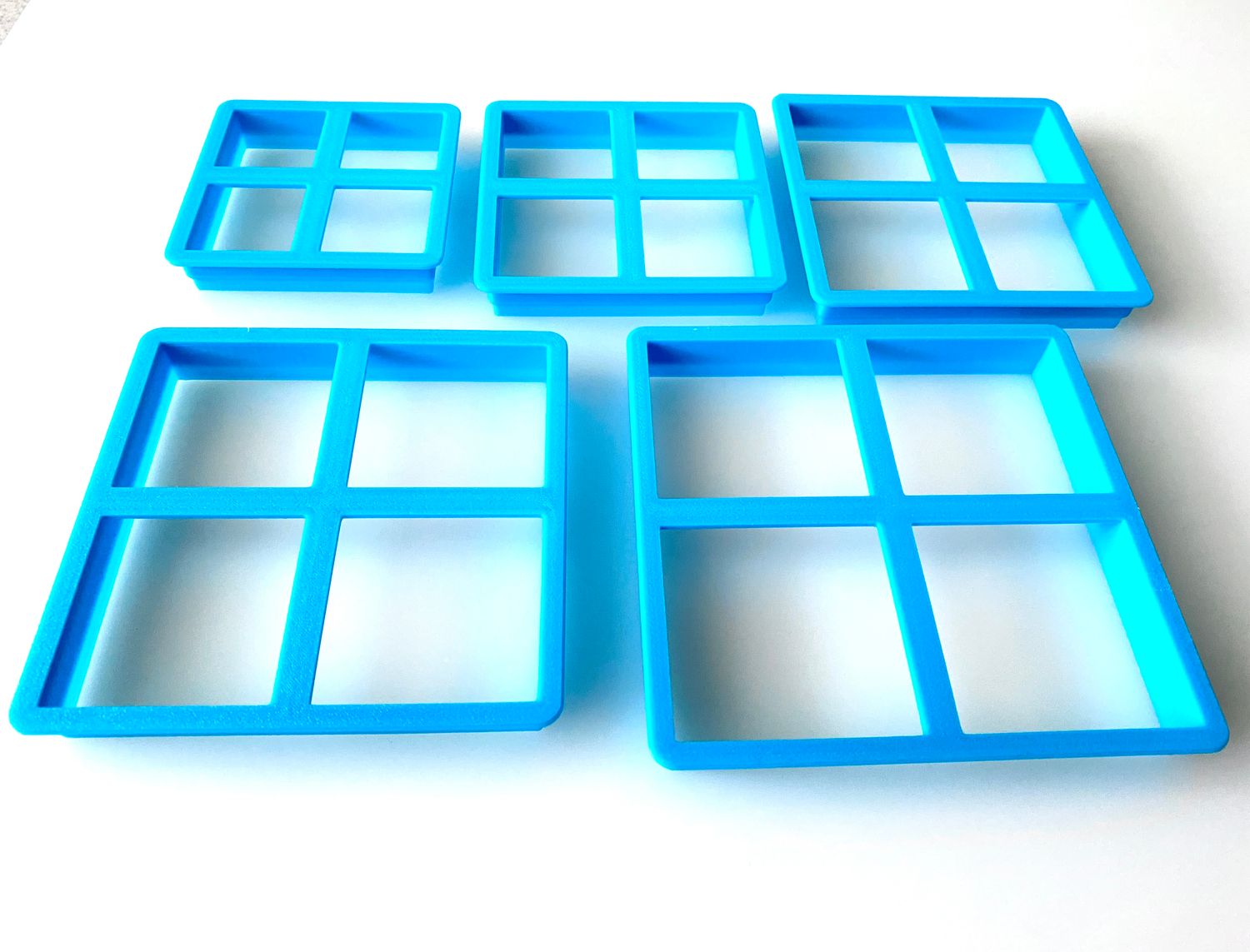 CBS Geo-Cutters -SQUARES -Σετ 5  Τετράγωνα 6-10cm