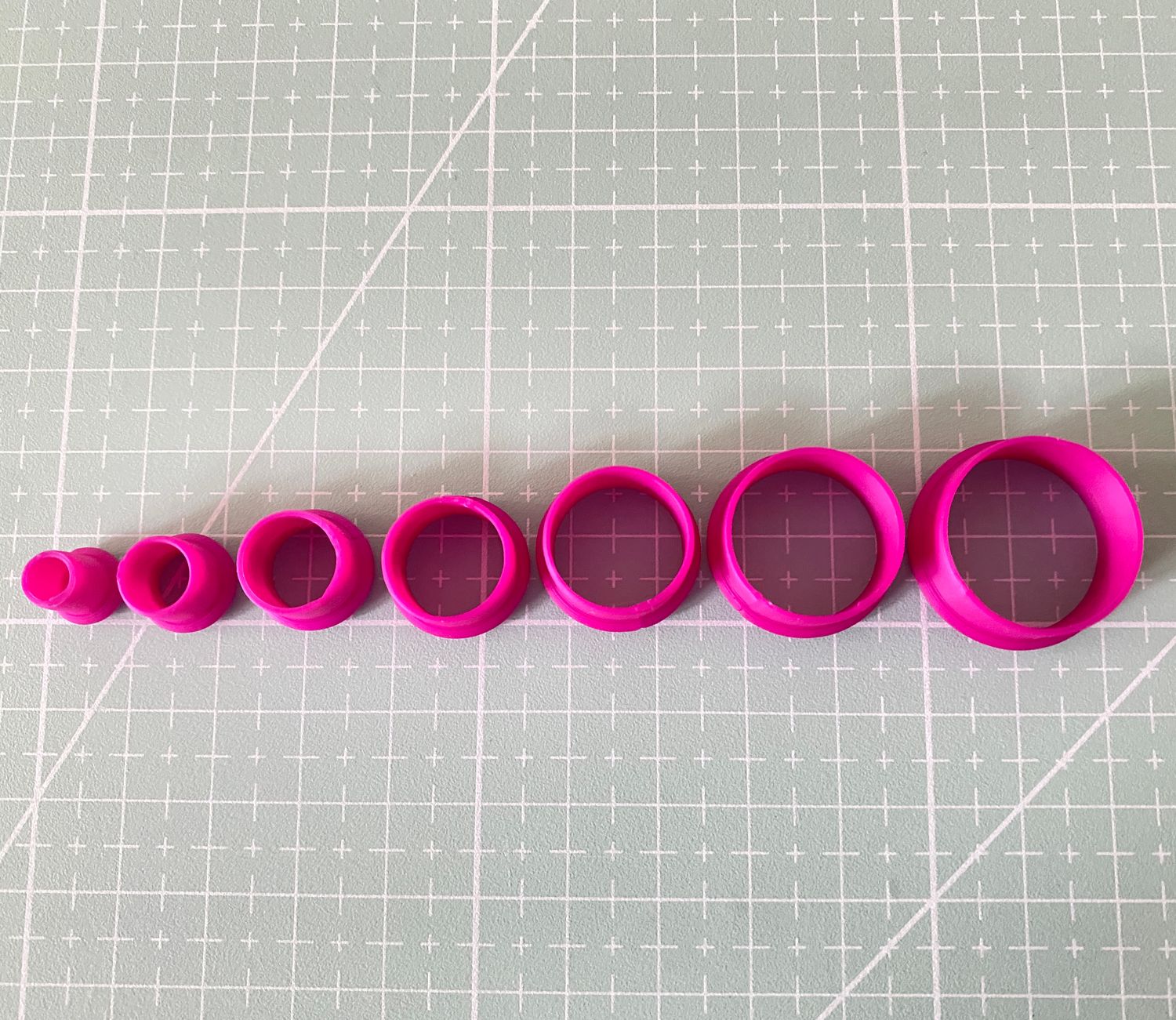 CBS Geo-Cutters -ROUND/CIRCLES - Σετ 7  Στρογγυλά/Κύκλοι 0.5-2εκ