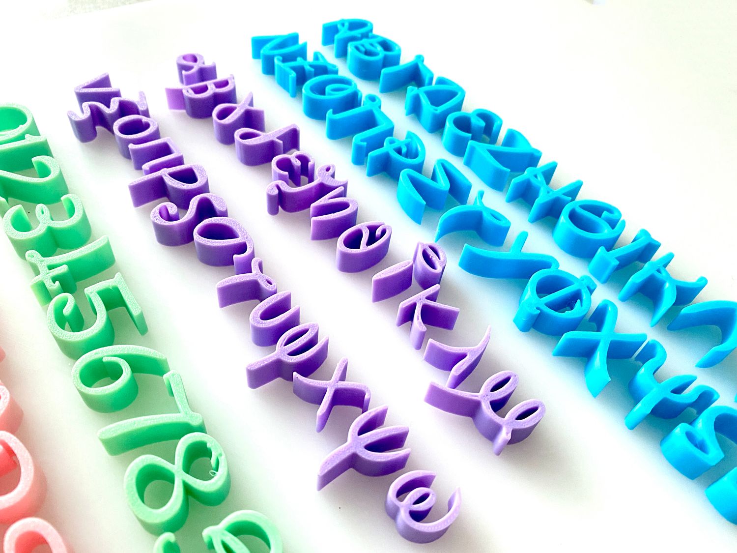 CBS Font Stamp 'TWINKLE' Σφραγίδες με Ελληνικά Γράμματα &amp; Νούμερα (και λατινικά ως επιλογή) MEDIUM-Σετ Σφραγίδες Μέγεθος Μεσαίο