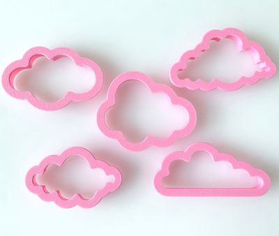 CBS Σετ 5 τμχ. κουπ πάτ  Συννεφάκια. Set of 5 CLOUD CUTTERS