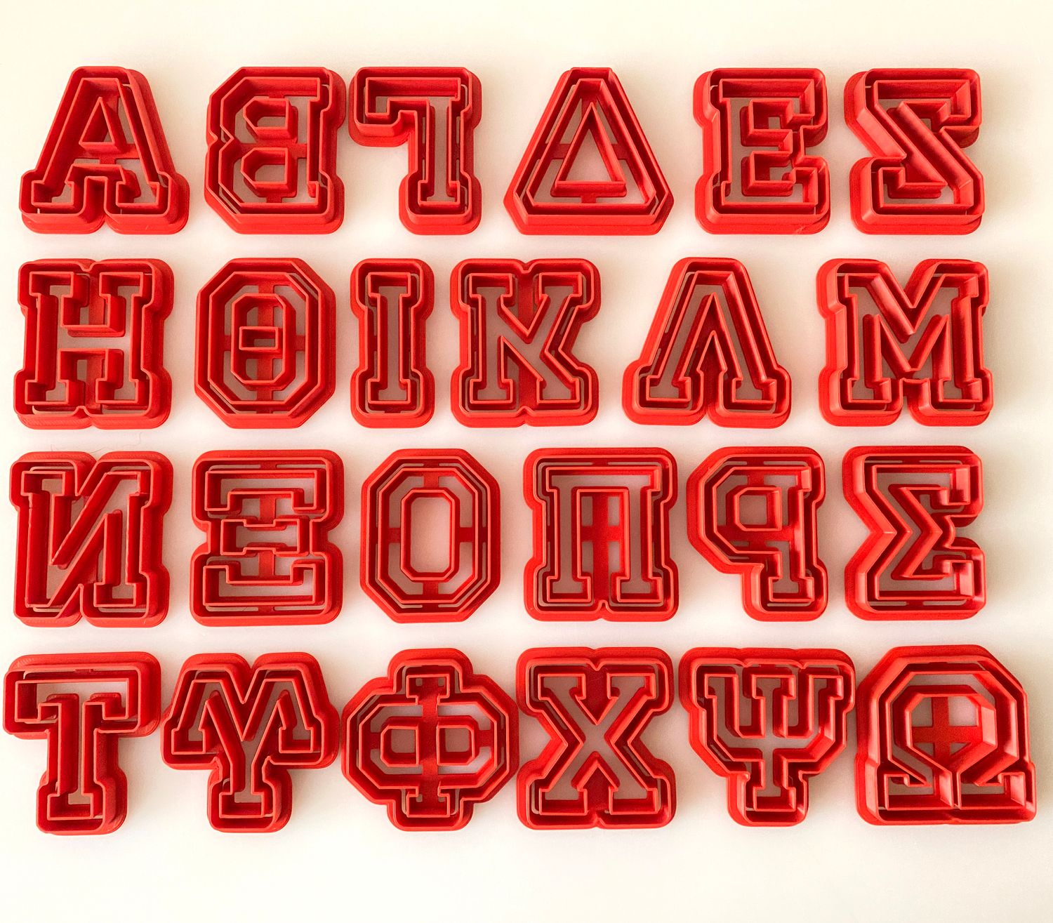 CBS ΣΦΡΑΓΙΔΑ Μονόγραμμα 'VARSITY'  Α-Ω