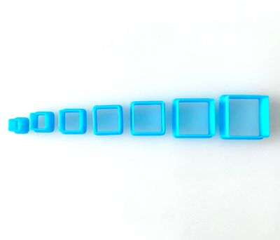 CBS Geo-Cutters -SQUARE - Σετ 7  0.5-2εκ