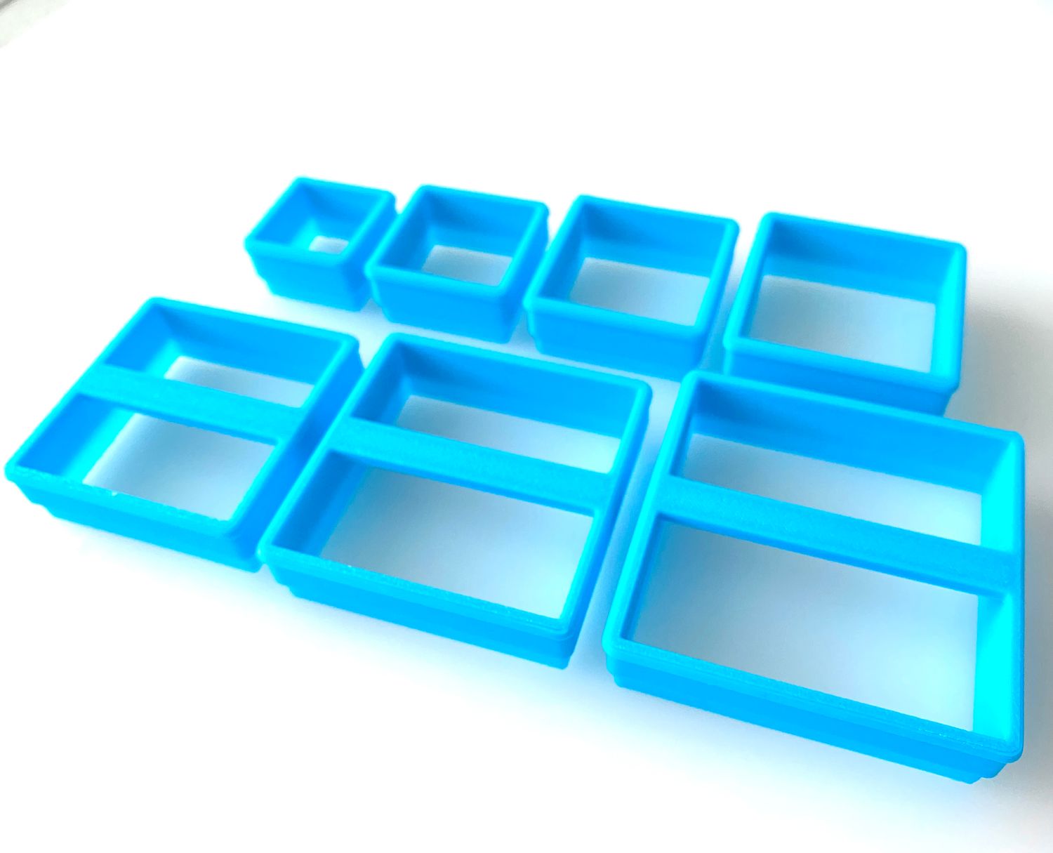 CBS Geo-Cutters -SQUARES - Σετ 7 Τετράγωνα 2-5εκ