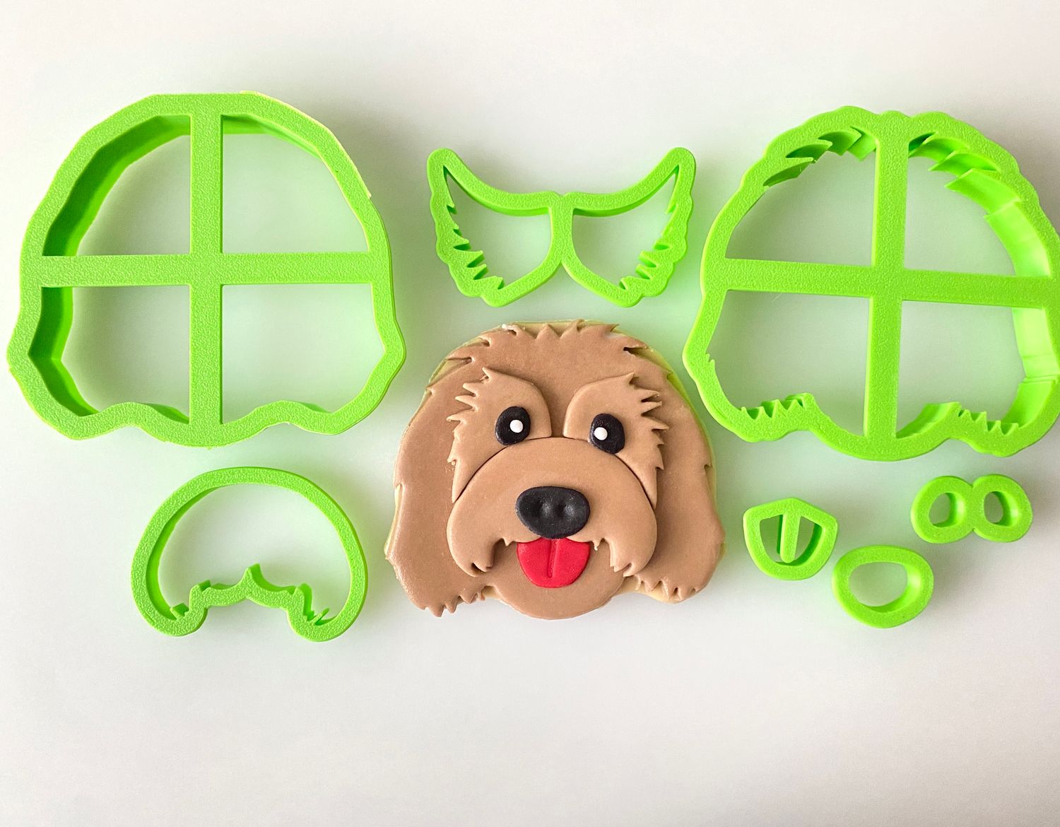 CBS Σετ 7 τμχ κουπάτ  SHAGGY DOG 8εκ, 9εκ, 10εκ-Σετ 7 κουπάτ σκύλος