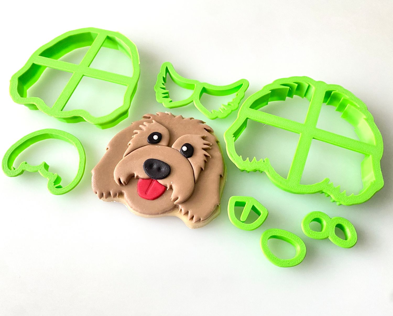 CBS Σετ 7 τμχ κουπάτ  SHAGGY DOG 8εκ, 9εκ, 10εκ-Σετ 7 κουπάτ σκύλος