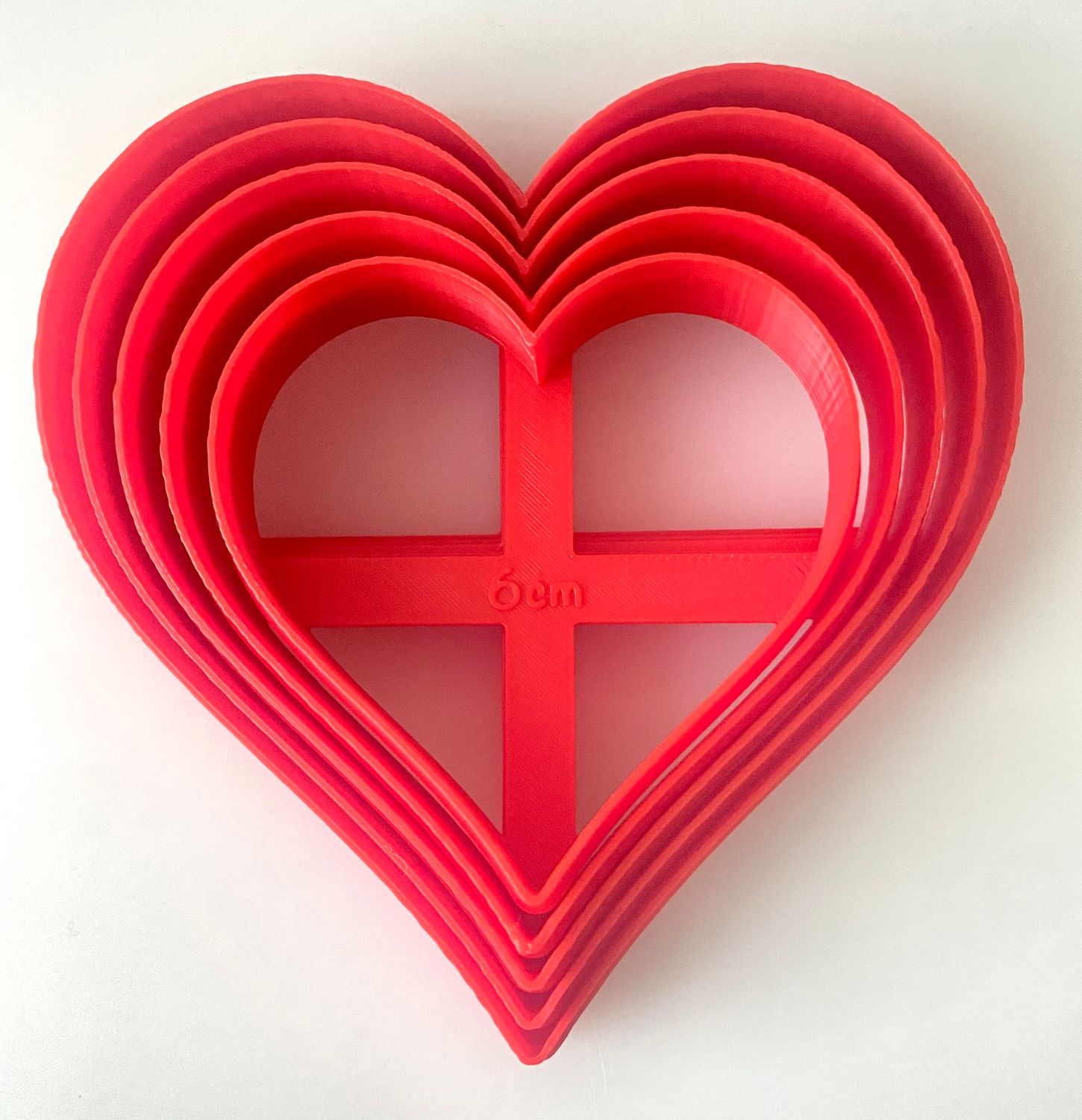 CBS Geo-Cutters -HEARTS - Σετ 5  Καρδιές 6-10εκ