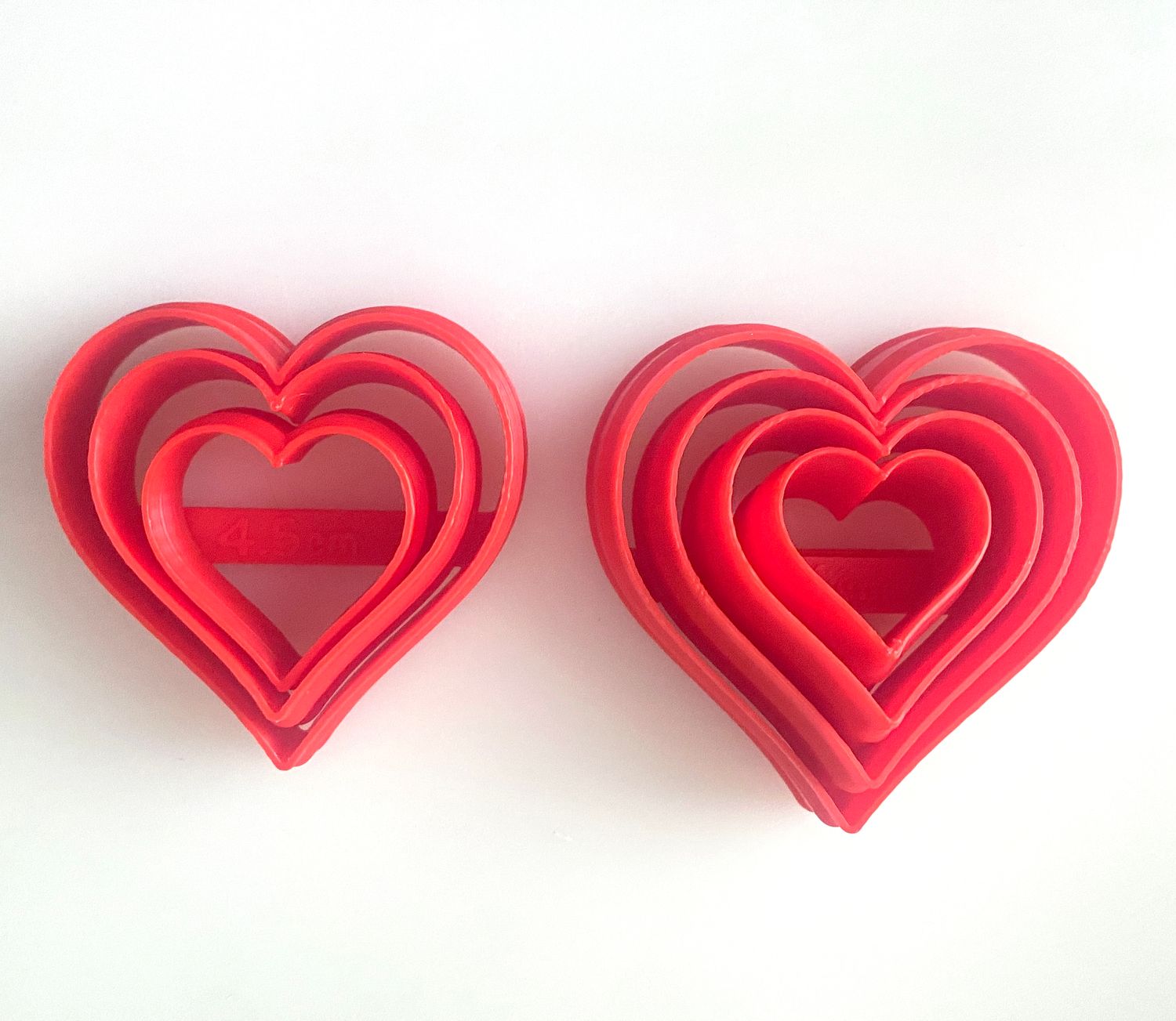 CBS Geo-Cutters -HEARTS- Σετ 7 Κουπάτ ΚΑΡΔΙΕΣ 2-5εκ