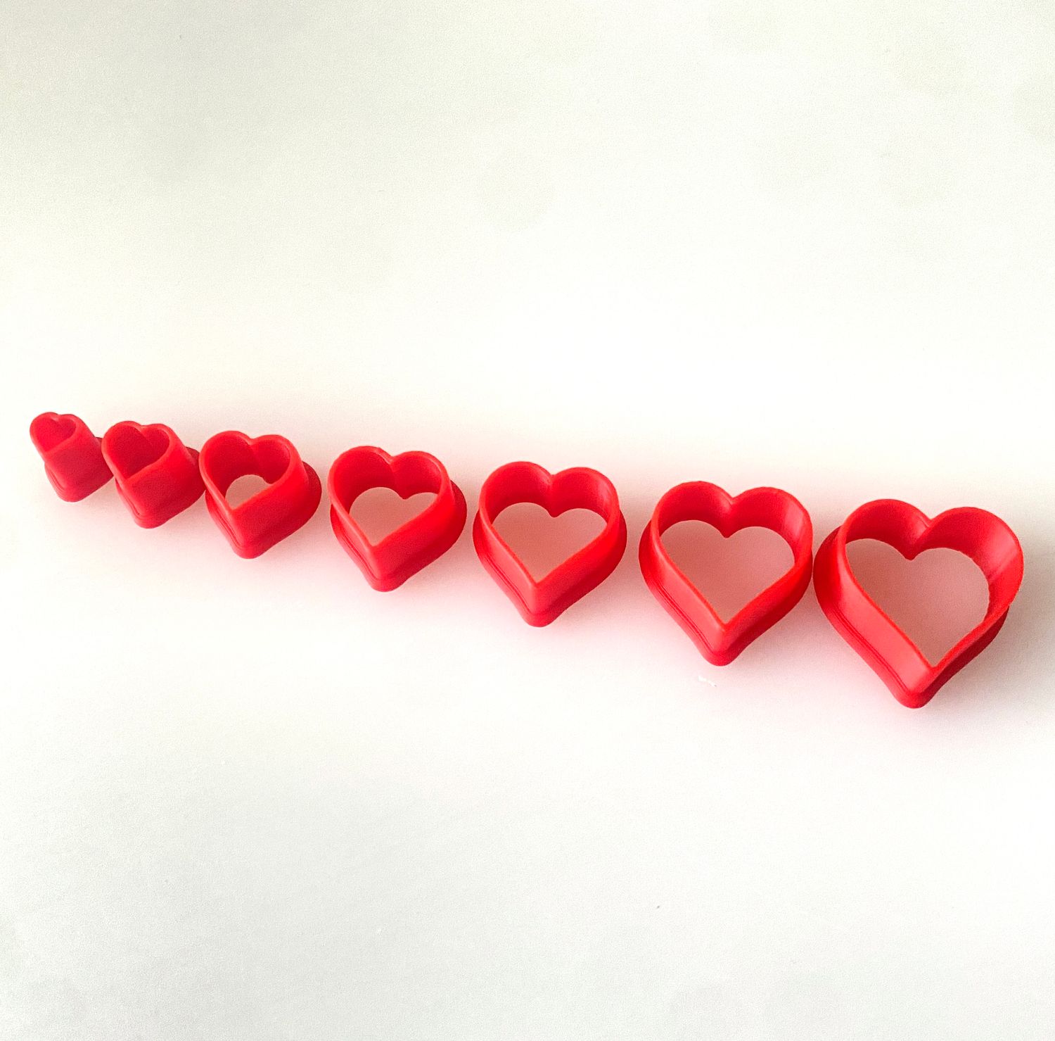 CBS Geo-Cutters -HEARTS -Σετ 7 Κουπάτ ΚΑΡΔΙΕΣ 0.5-2εκ