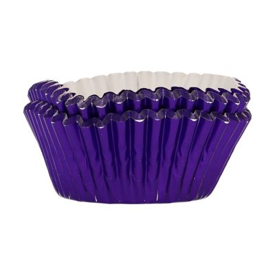 FunCakes Baking Cups - METALLIC PURPLE 48τμχ-Κυπελάκια ψησίματος μωβ μεταλλικό