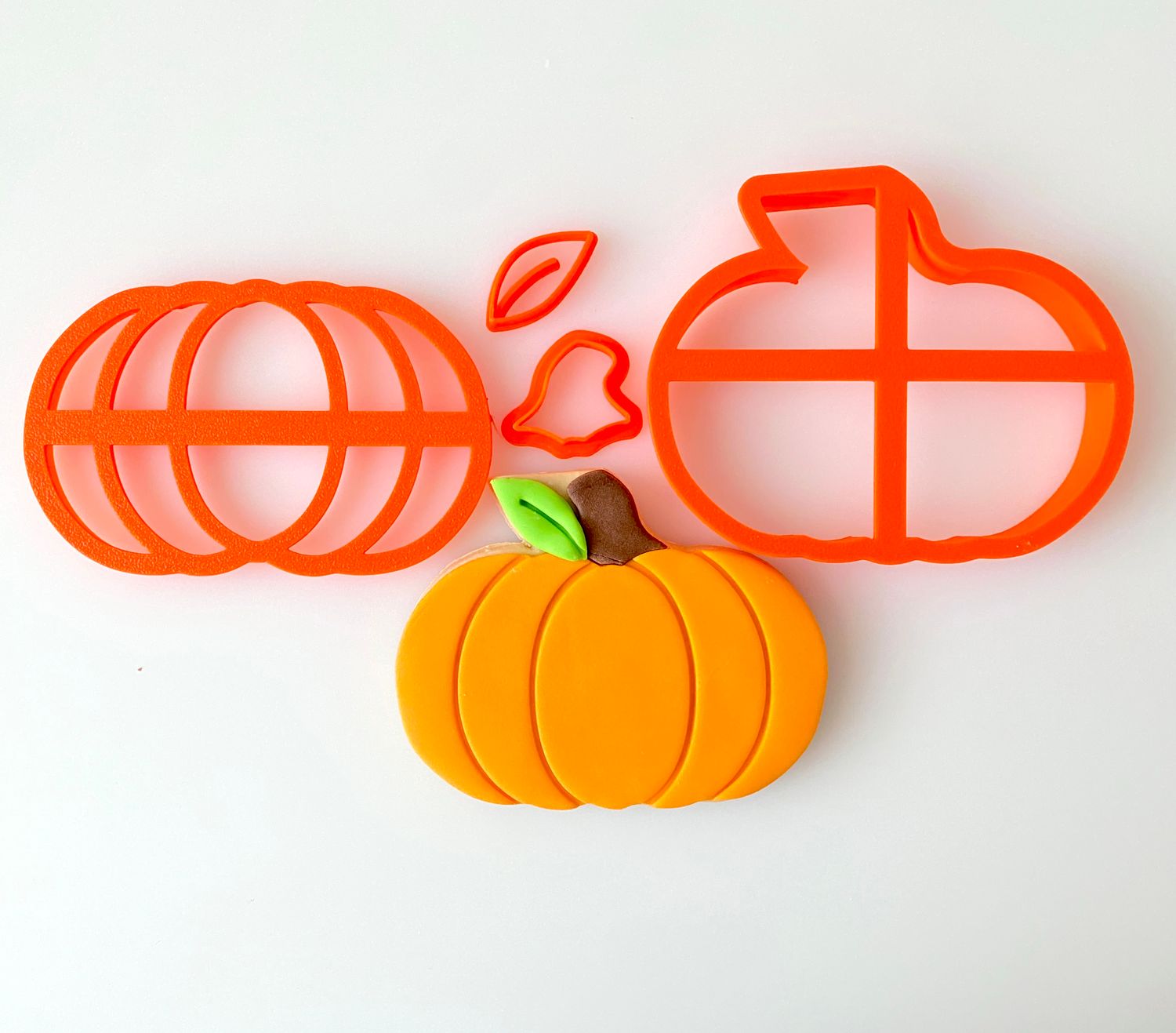 CBS Σετ 4 τμχ κουπάτ PUMPKIN 8εκ, 9εκ, 10εκ -Σετ κουπάτ κολοκύθα