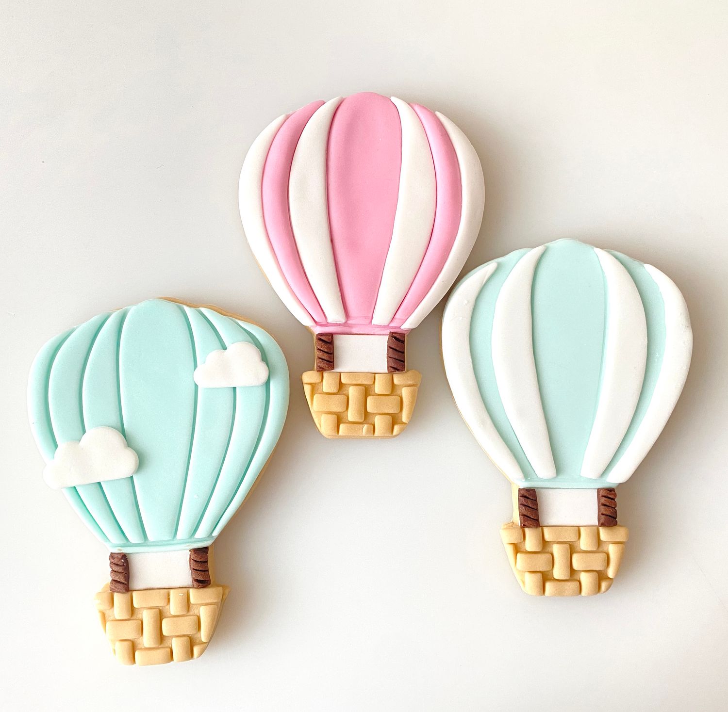 CBS Σετ 12 τμχ κουπάτ HOT AIR BALLOON-Αερόστατο 10εκ