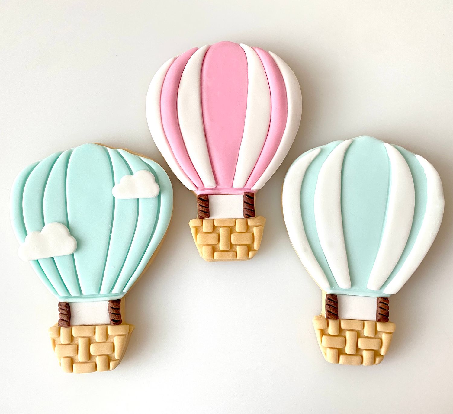 CBS Σετ 12 τμχ κουπάτ HOT AIR BALLOON-Αερόστατο 10εκ