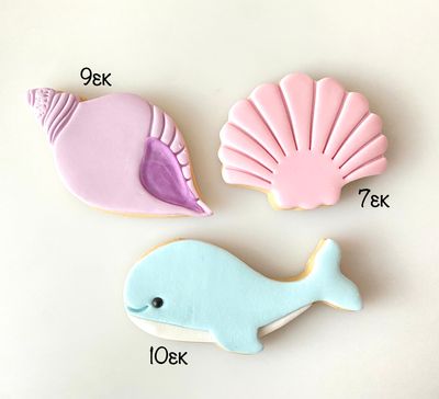 CBS Σετ 3 τμχ κουπάτ CONCH SHELL 9εκ, 10εκ ή 11εκ-Κοχύλι