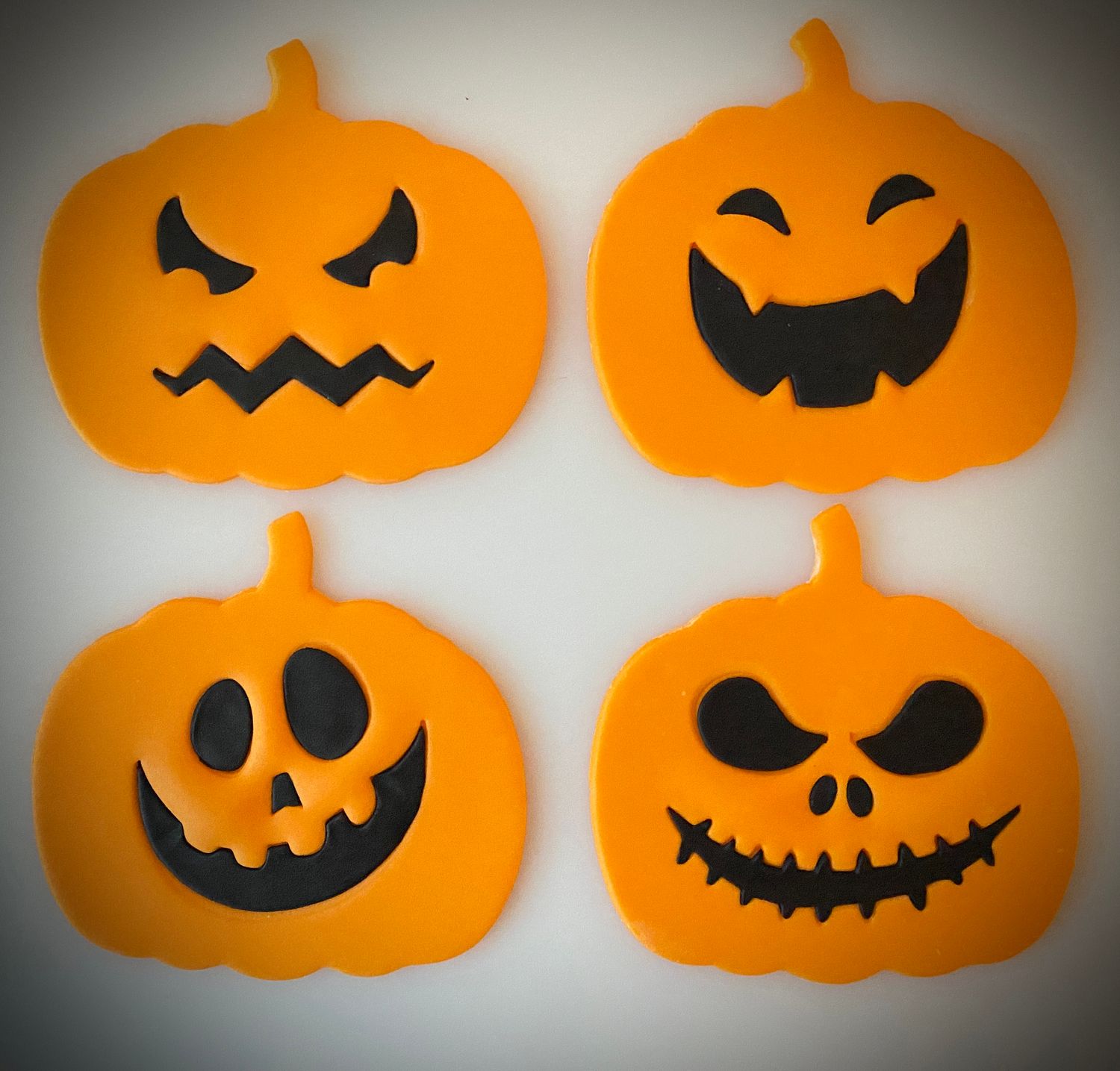 CBS Σετ 9 τμχ κουπάτ PUMPKIN WITH FACES 8εκ, 9εκ, 10εκ - Κολοκύθα Πρόσωπα