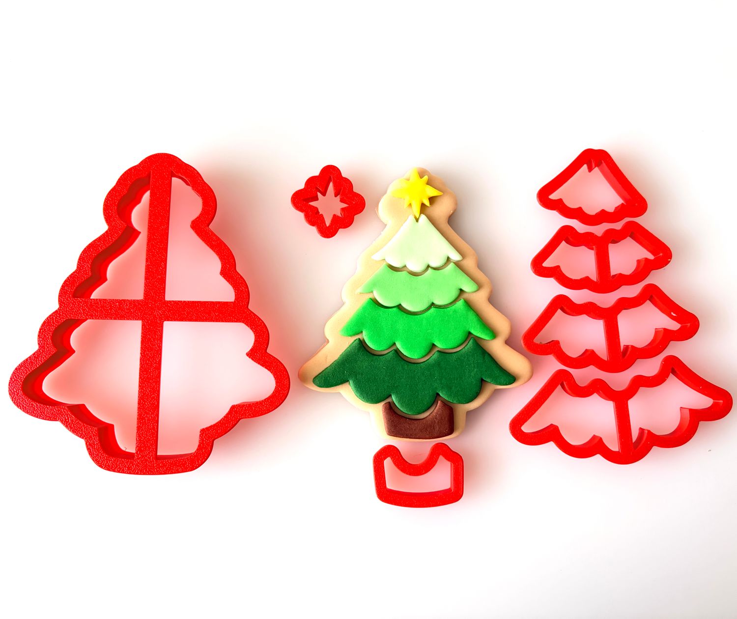 CBS Σετ 7 τμχ κουπάτ CHRISTMAS TREE -ΣΧΕΔΙΟ 2 9εκ, 10εκ ή 11εκ