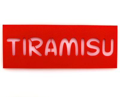 CBS Stencil -Στένσιλ για τιραμισού -TIRAMISU 15εκ