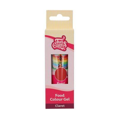 FunCakes FunColours GEL -CLARET -Χρώμα Τζελ Κόκκινο - 30γρ