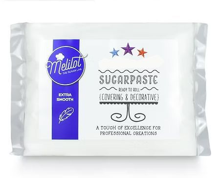 Ζαχαρόπαστα MELILOT 'EASY' 5 ΚΙΛΑ (5x1kg)  -WHITE -ΛΕΥΚΟ (5x1kg)