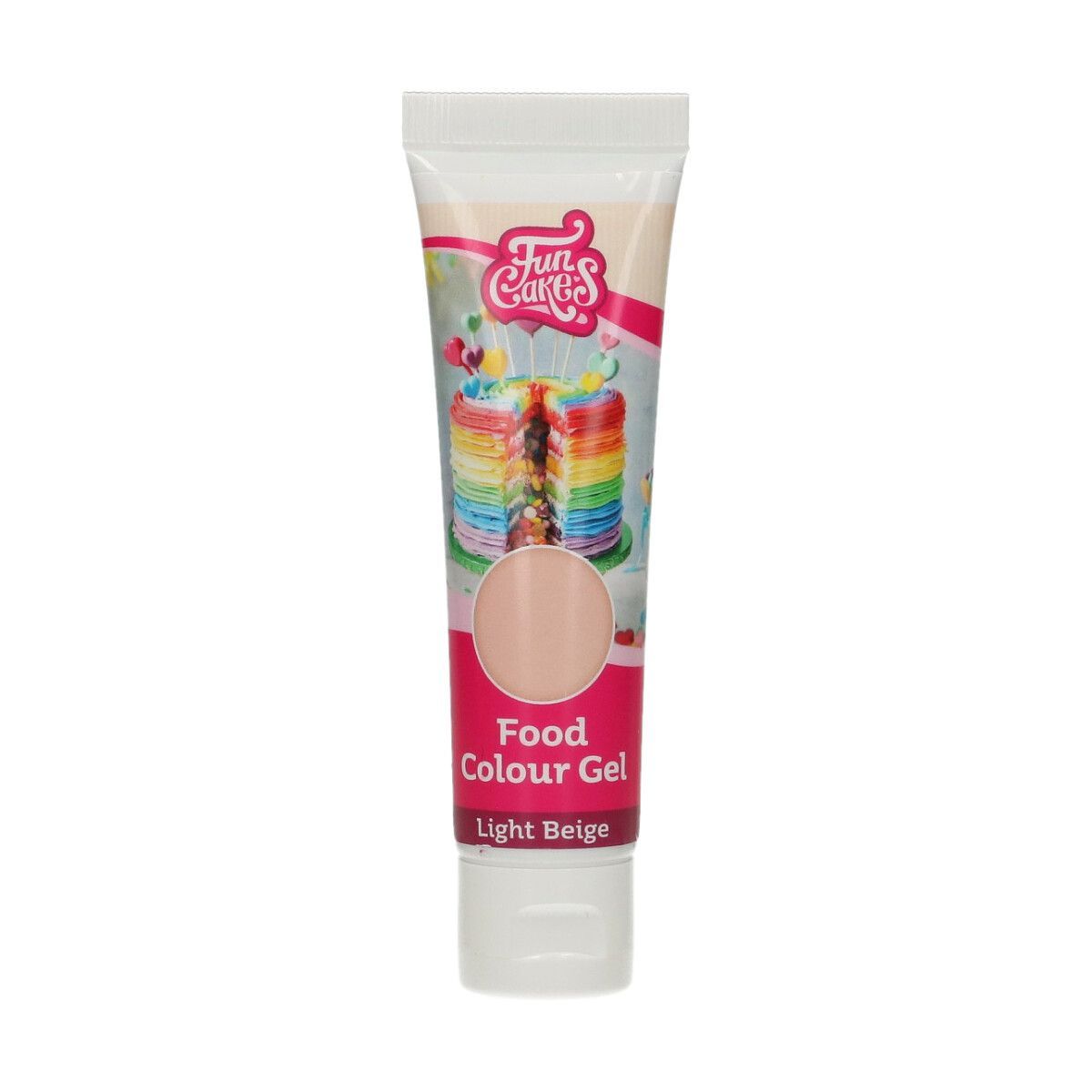 FunCakes FunColours GEL -LEIGHT BEIGE-Χρώμα Τζελ -30γρ