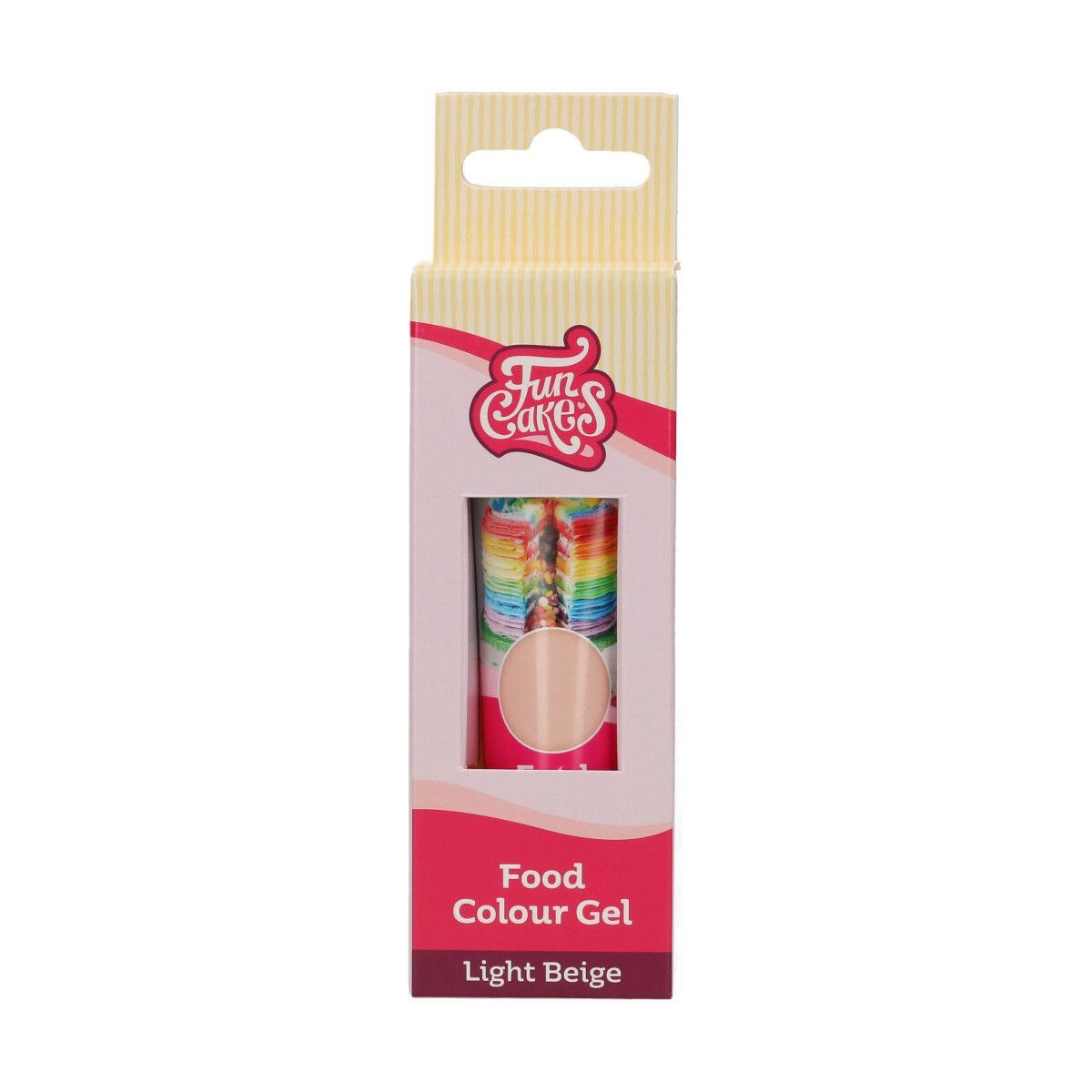 FunCakes FunColours GEL -LEIGHT BEIGE-Χρώμα Τζελ -30γρ