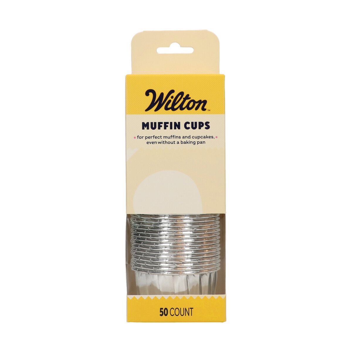 Wilton Muffin Cups SILVER -Κυπελάκια Ψησίματος Ασημί 50 τεμ