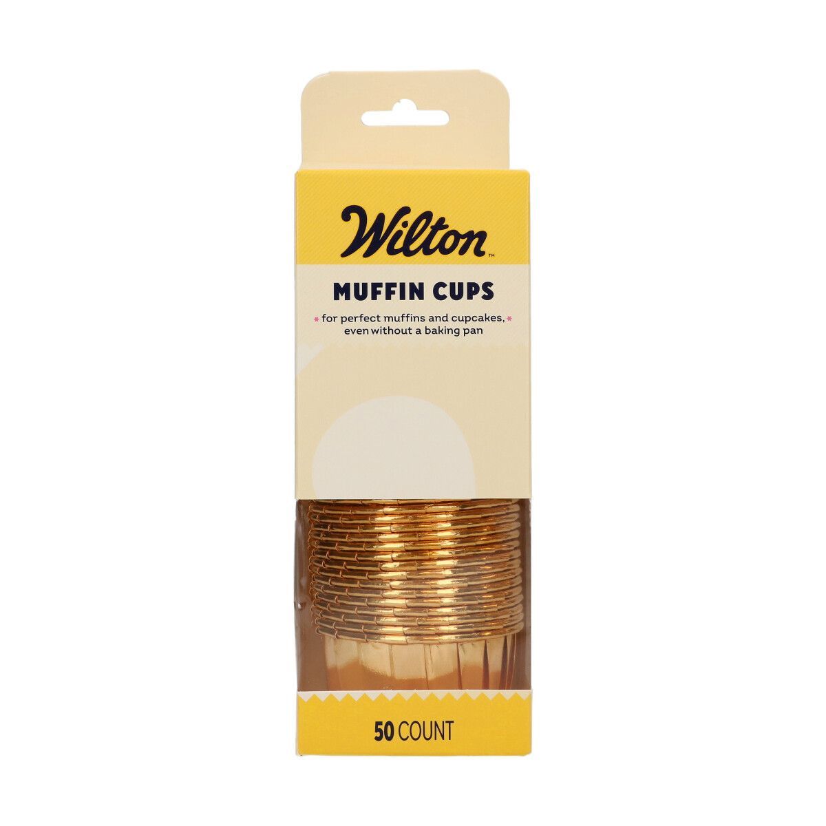 Wilton Muffin Cups GOLD -Κυπελάκια Ψησίματος Χρυσό 50 τεμ