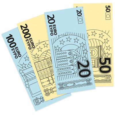 Edible Wafer Paper - Yummy Money Pk/10- Φύλλα βάφλας Χαρτονομίσματα