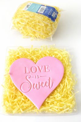 Gift Box Paper -PASTEL YELLOW Χαρτί συσκευασίας ασφαλές για επαφή με τρόφιμα 30γρ- Παστέλ Κίτρινο