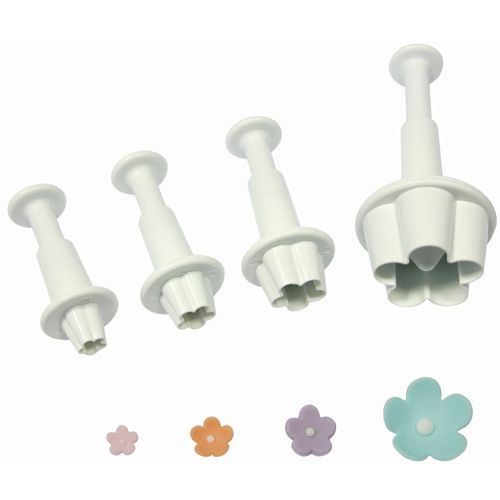 PME Plunger Cutters -BLOSSOM - Σετ 4τεμ κουπ πατ Άνθος με Eκβολέα